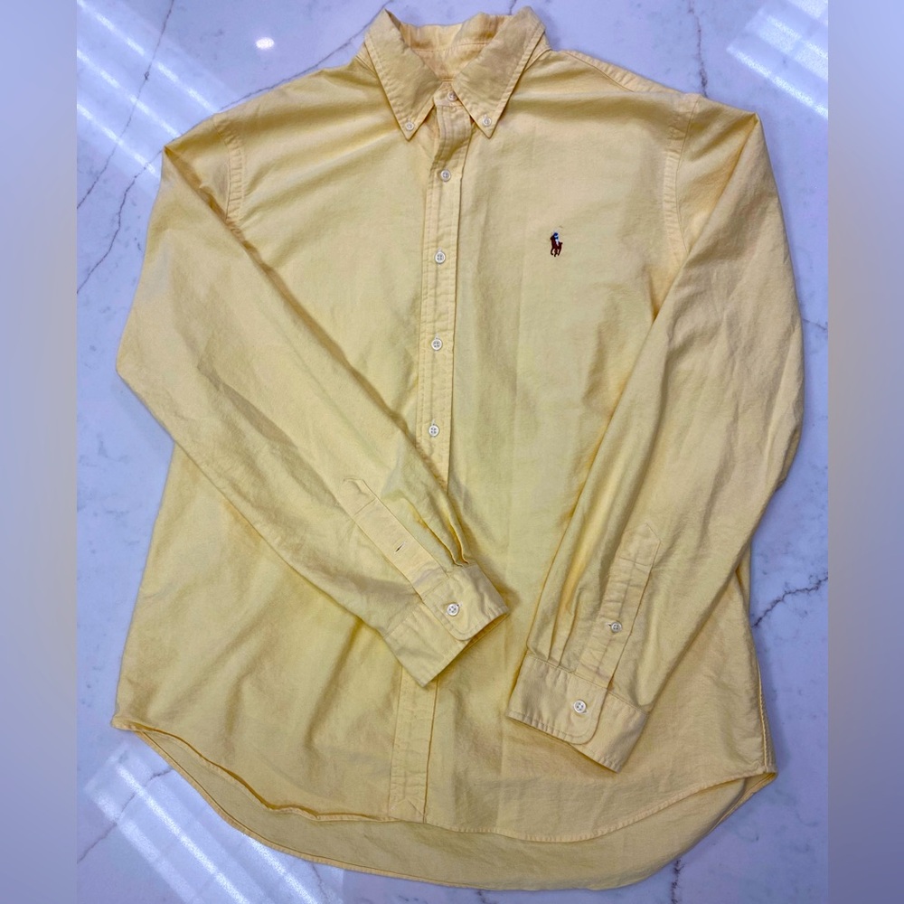 Men’s Long Sleeve Button down Polo